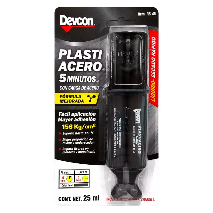 PLASTIACERO LIQUIDO JERINGA 25 ML (0.84 OZ) 5 MINUTOS