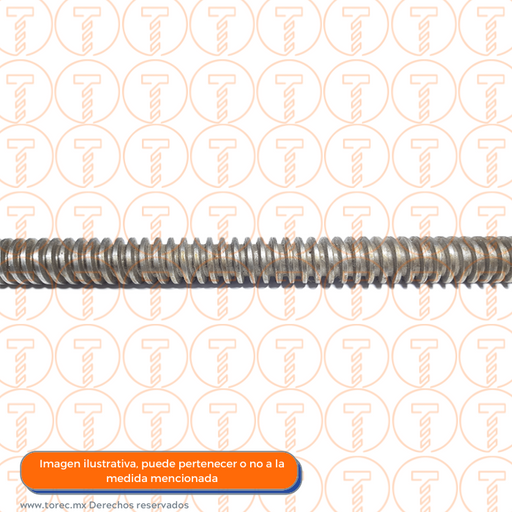 Varilla Roscada Acme 3 metros - 1 1/2" - 4h